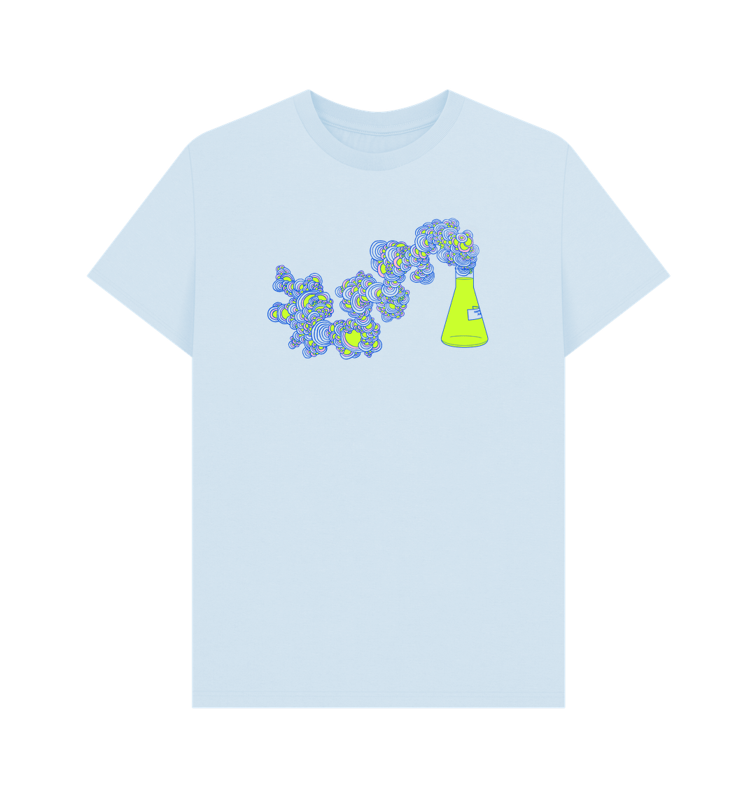 Sky Blue Printed T-shirt