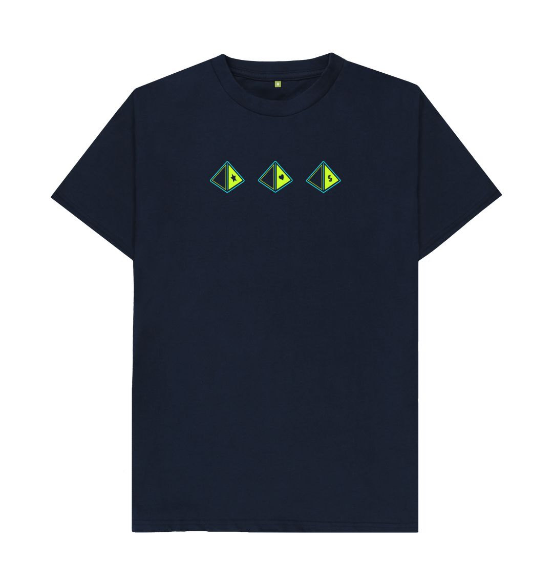 Navy Blue Pyramids Of Power (dark)