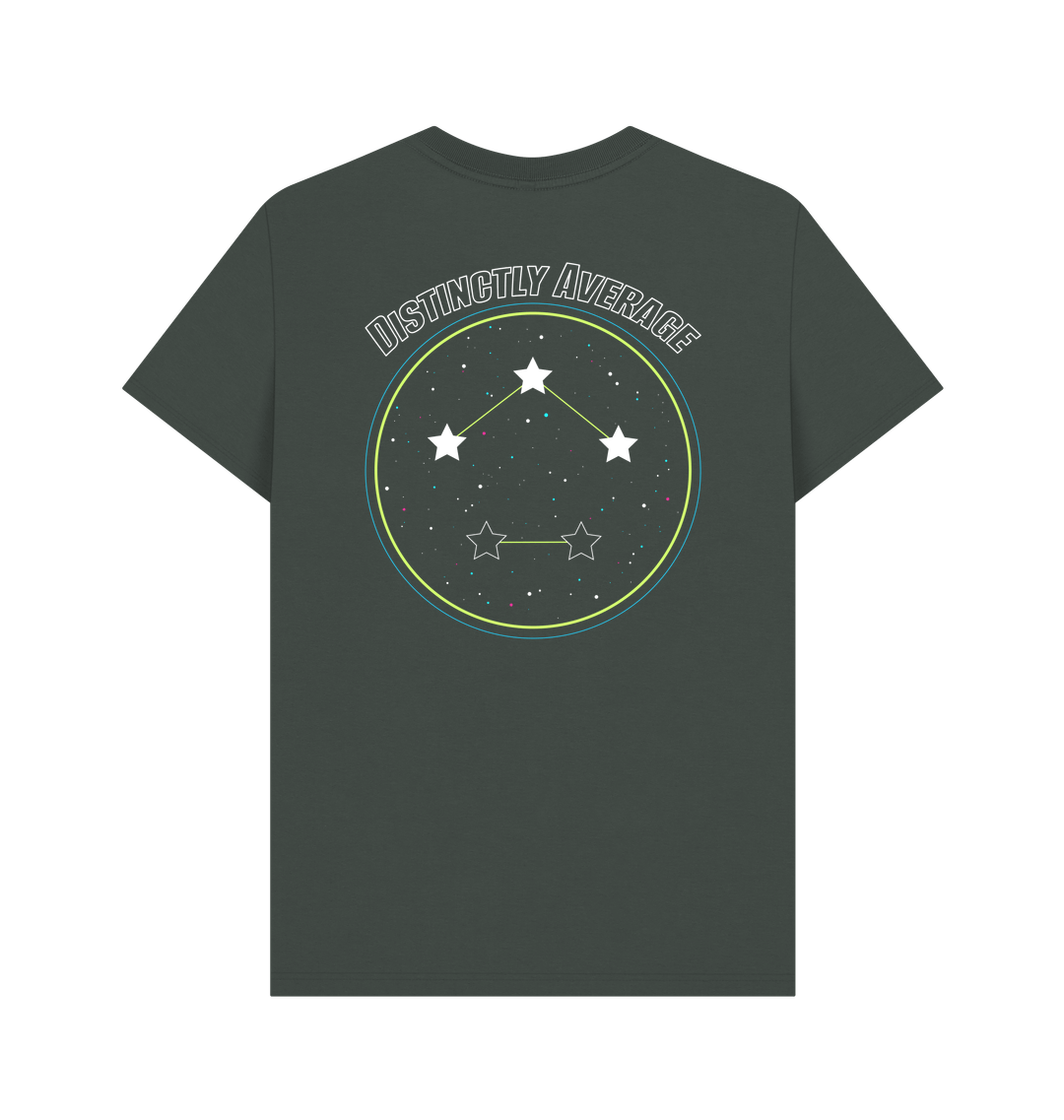 Dark Grey Printed T-shirt Back