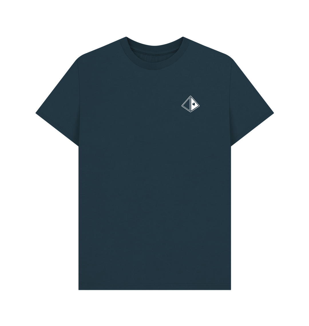 Denim Blue Printed T-shirt