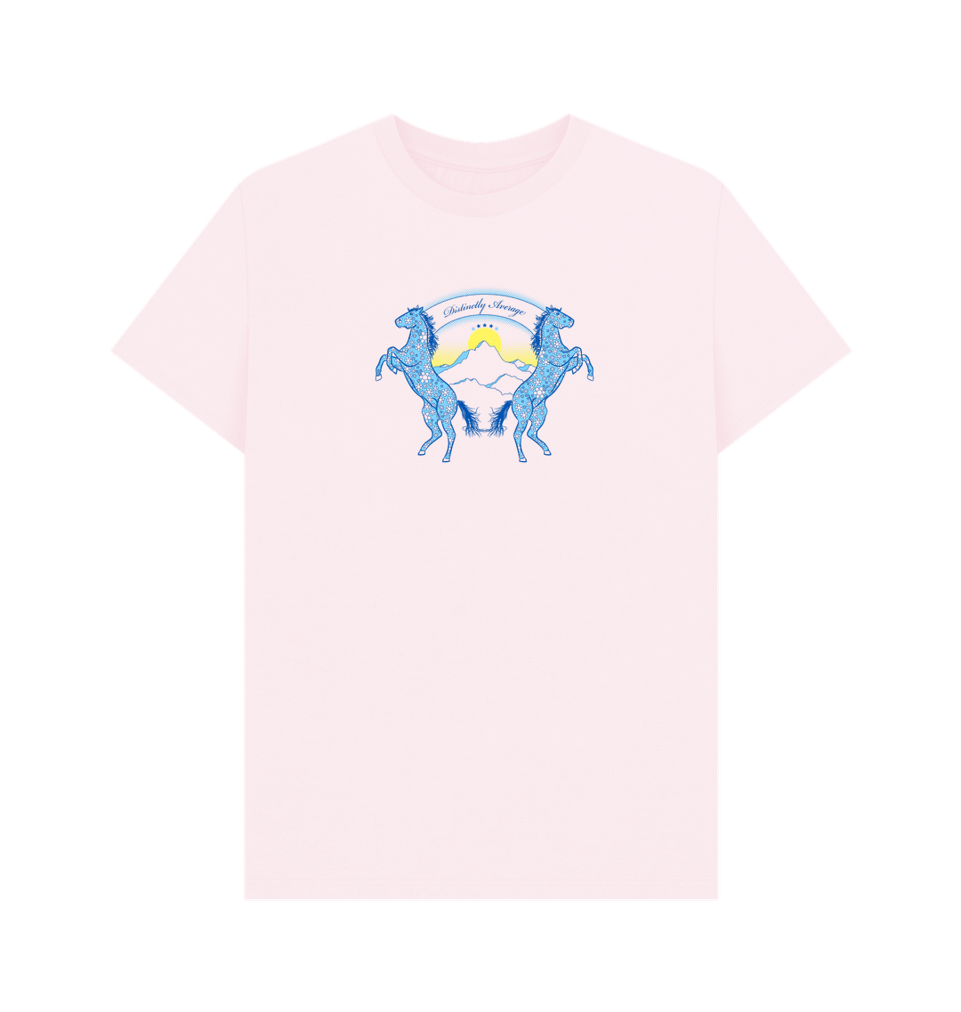 Pink Printed T-shirt Front