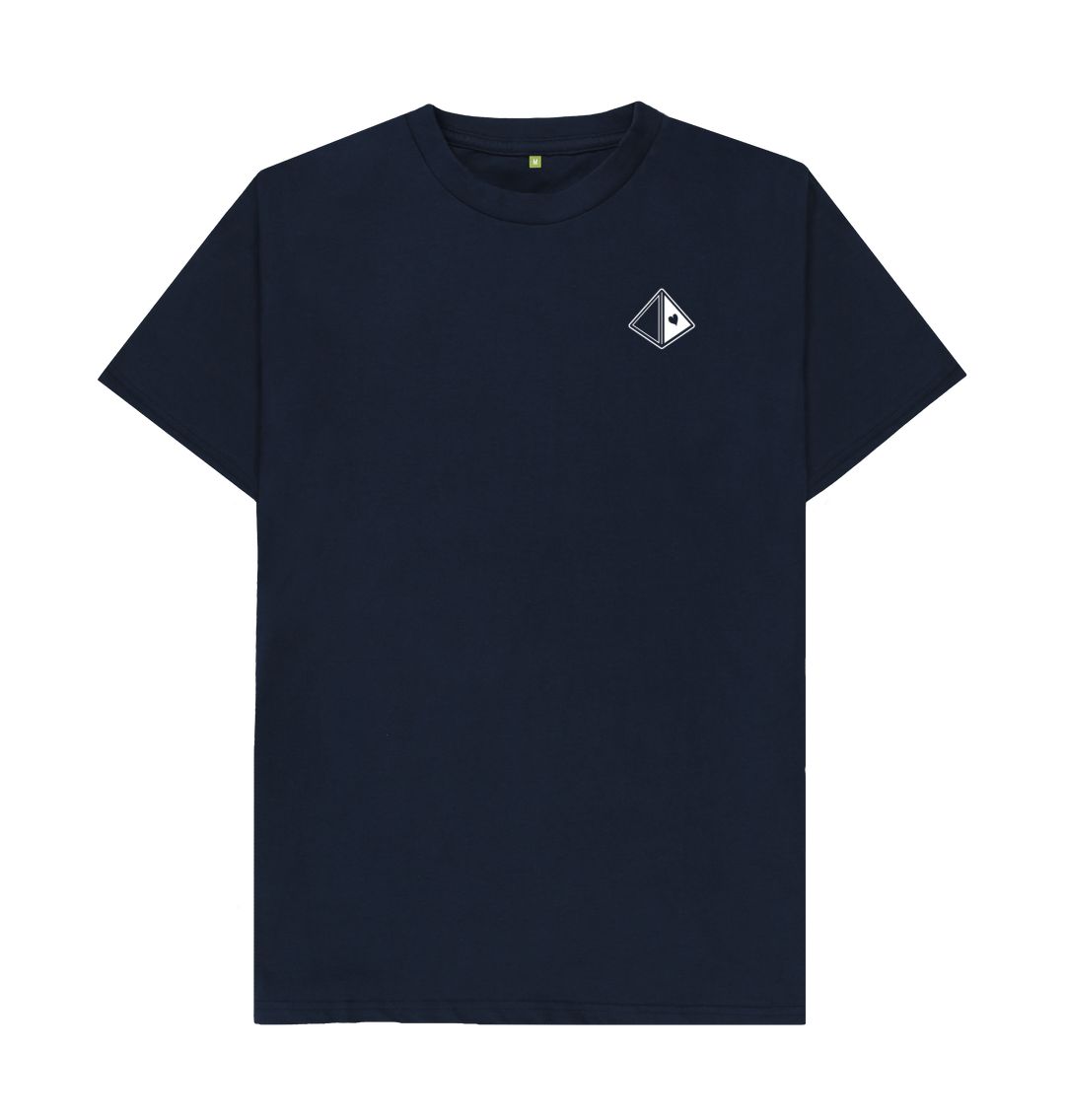 Navy Blue Love Triangle (dark)