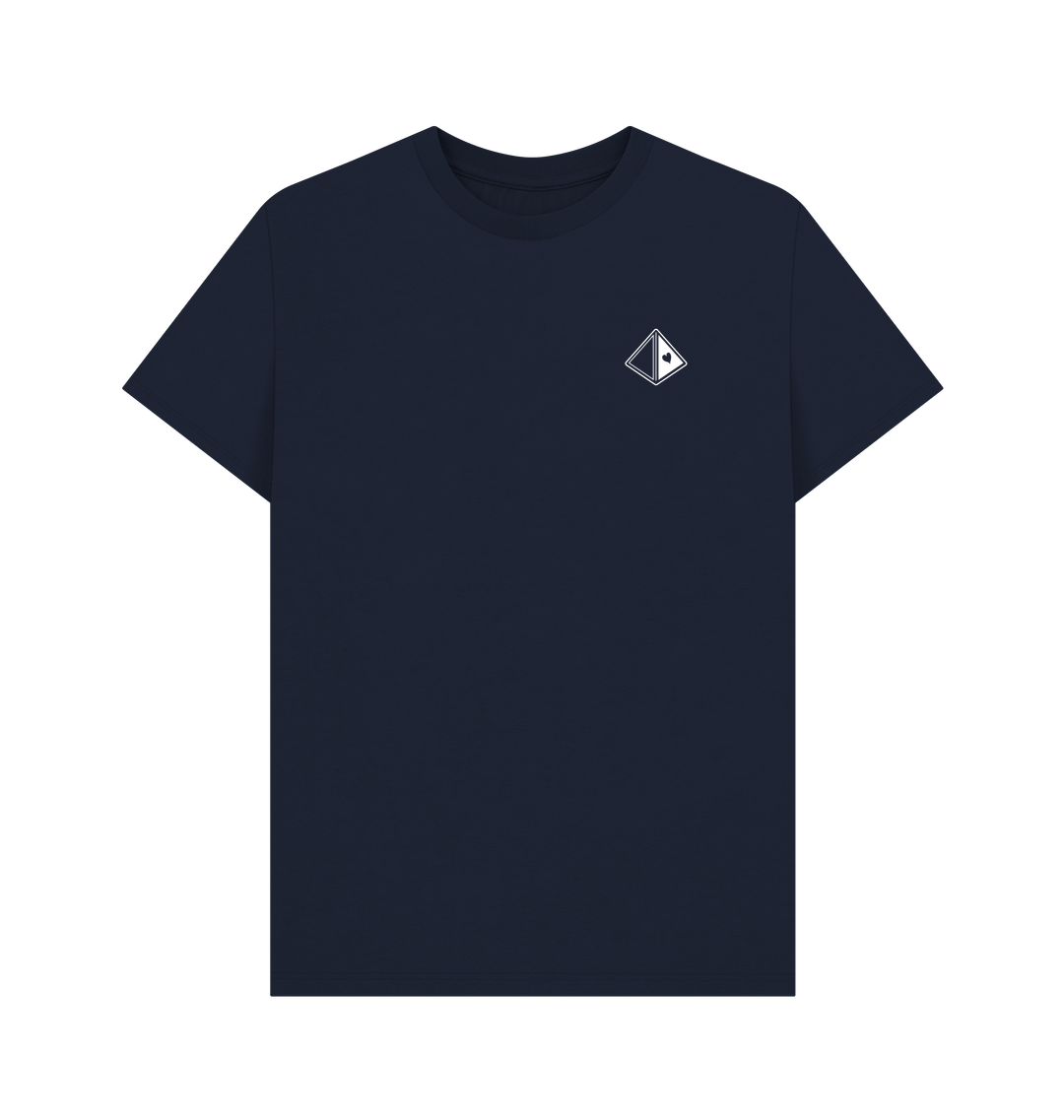 Navy Blue Printed T-shirt