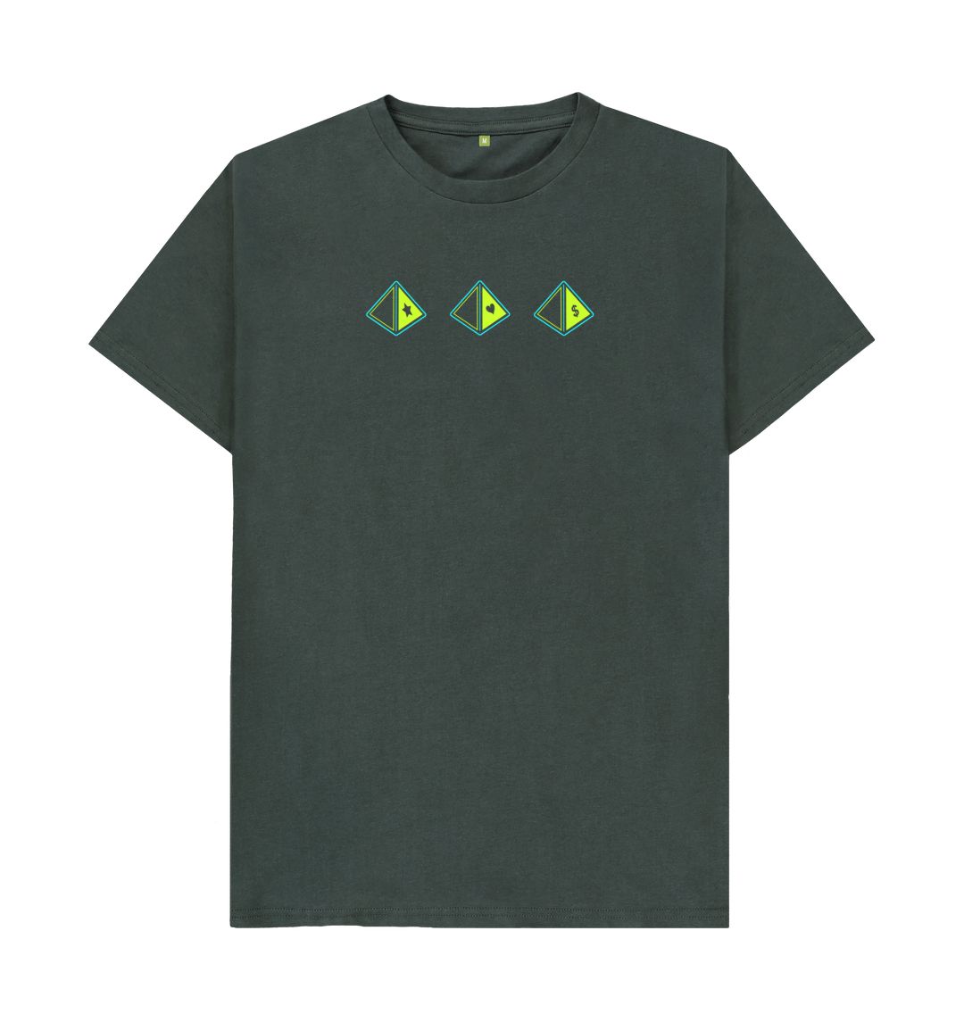 Dark Grey Pyramids Of Power (dark)