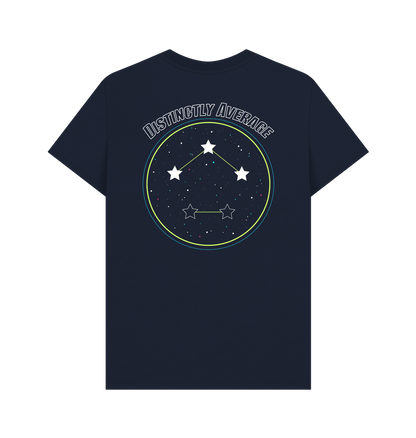 Navy Blue Printed T-shirt Back