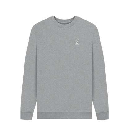 Light Heather Printed Sweater Front