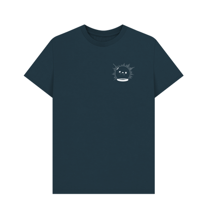 Denim Blue Printed T-shirt Front