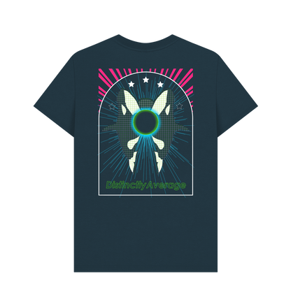 Denim Blue Printed T-shirt Back