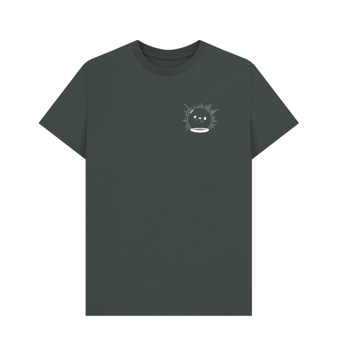 Dark Grey Printed T-shirt Front