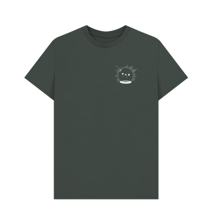 Dark Grey Printed T-shirt Front