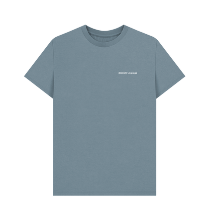 Stone Blue Printed T-shirt Front