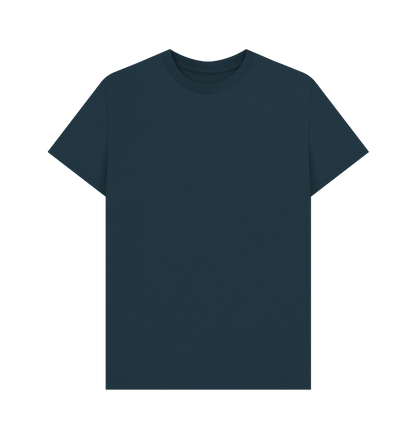 Denim Blue Printed T-shirt Front