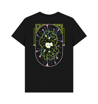 Black Printed T-shirt Back