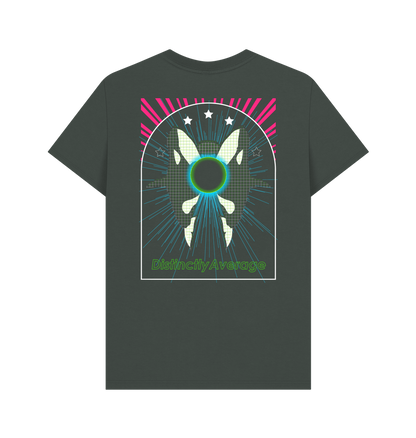 Dark Grey Printed T-shirt Back