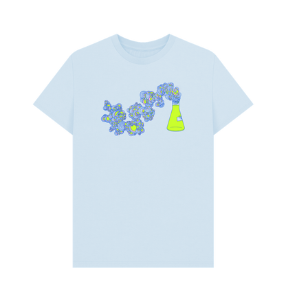 Sky Blue Printed T-shirt