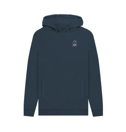 Navy Printed Hoody Front