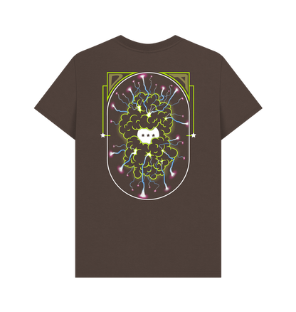 Chocolate Printed T-shirt Back