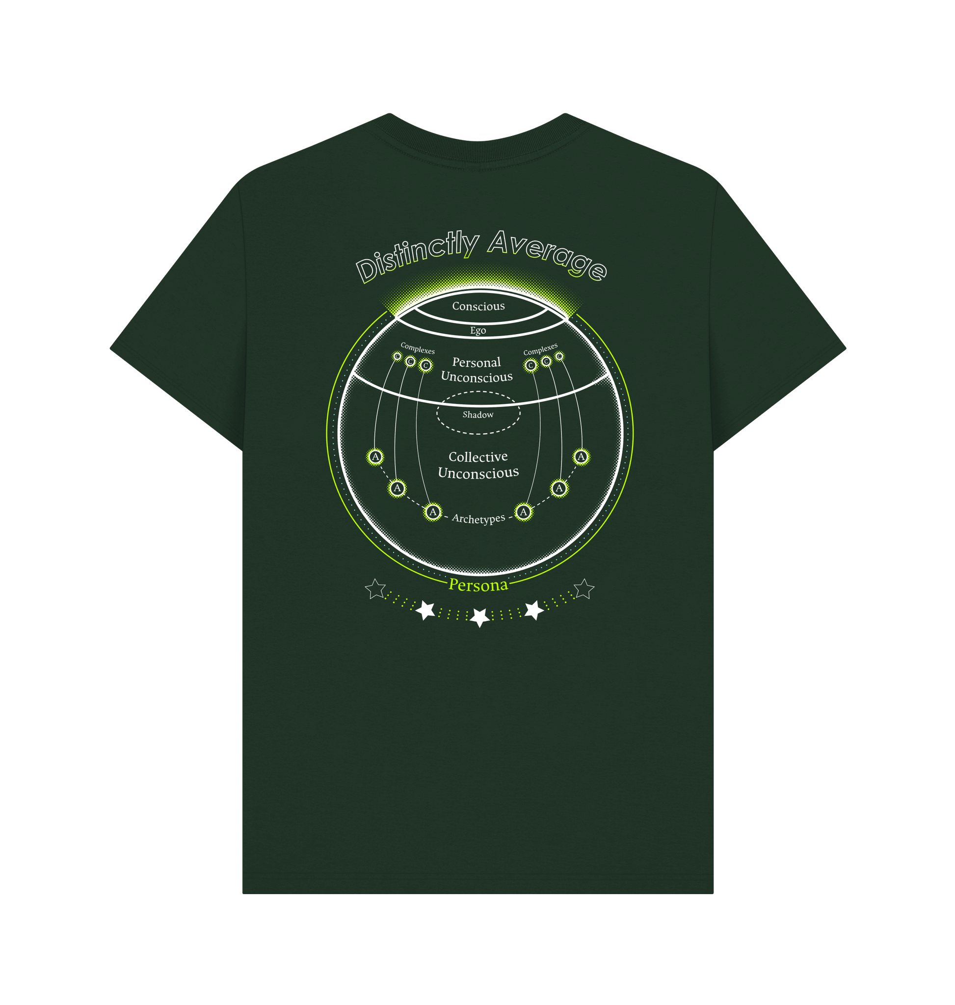 Evergreen Printed T-shirt Back
