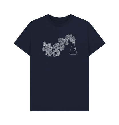 Navy Blue Printed T-shirt Front