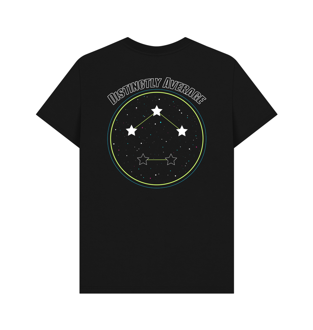 Black Printed T-shirt Back
