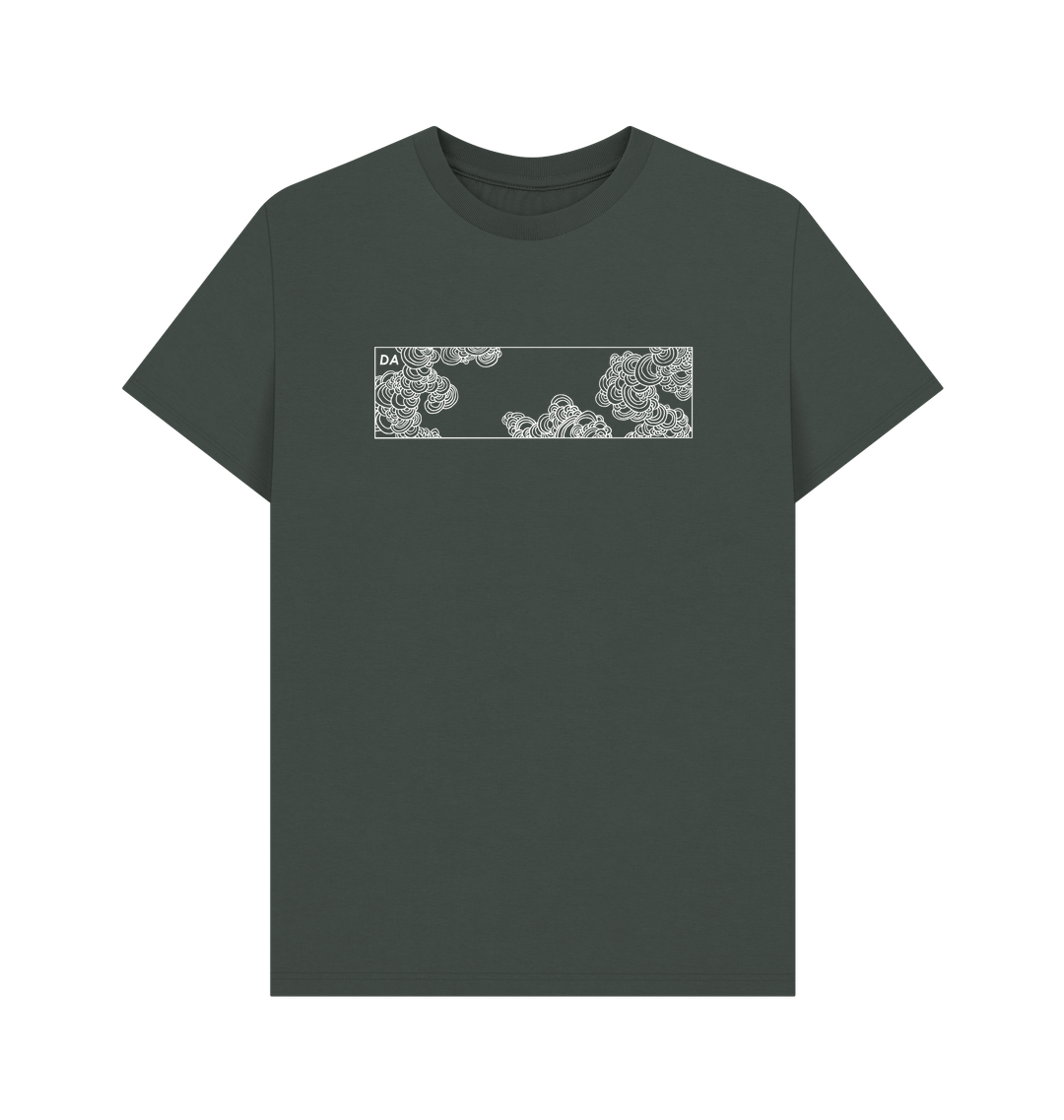 Dark Grey Printed T-shirt Front