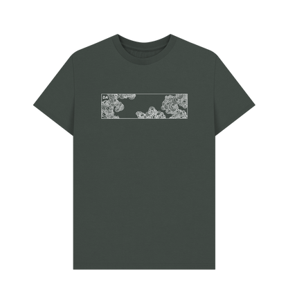 Dark Grey Printed T-shirt Front
