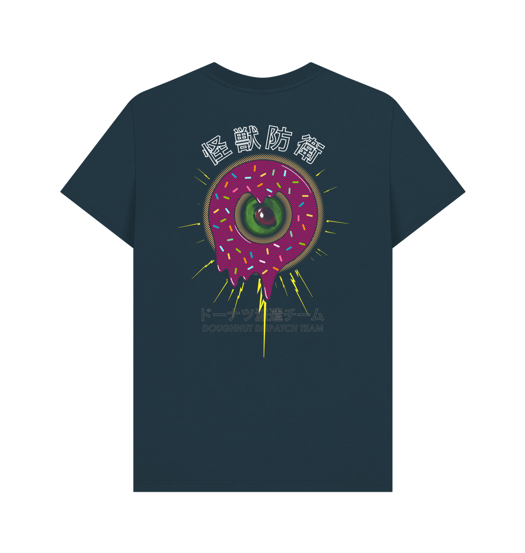 Denim Blue Printed T-shirt Back