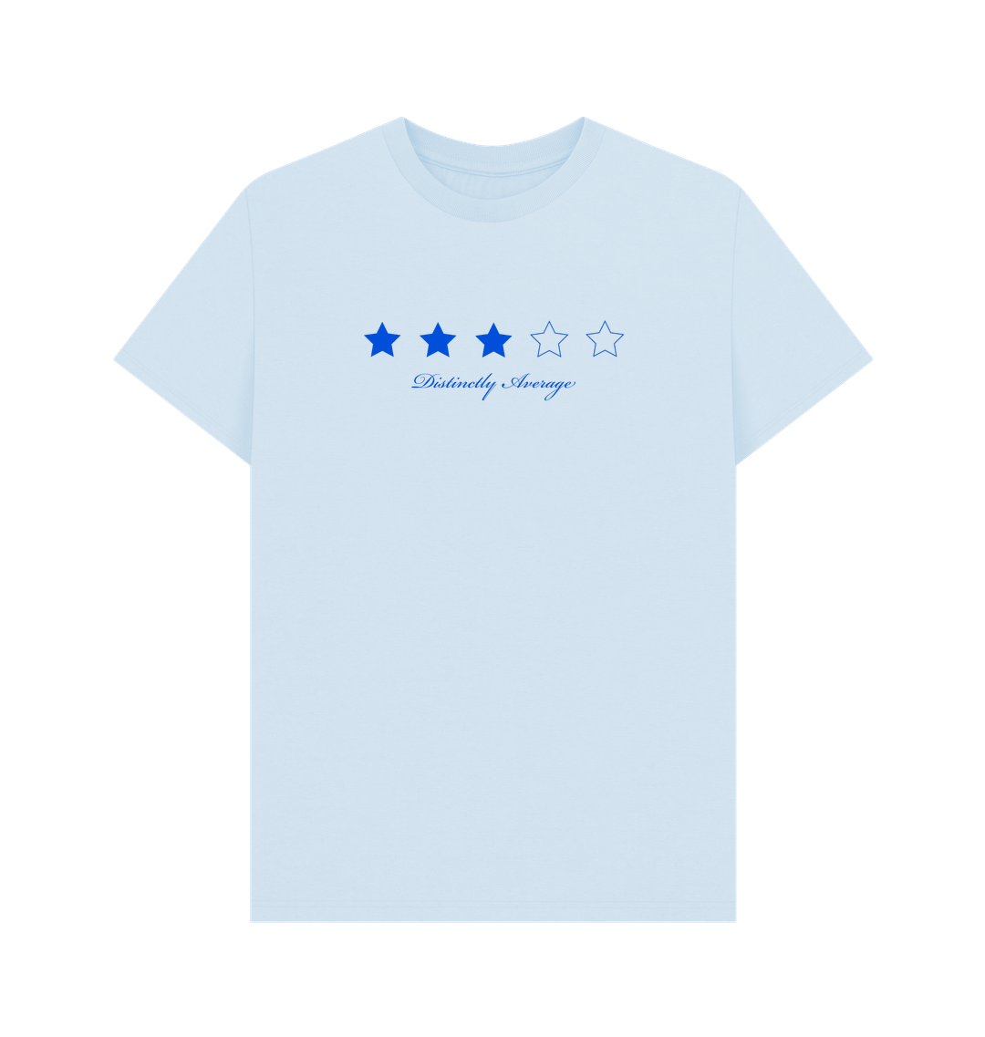 Sky Blue Printed T-shirt Front