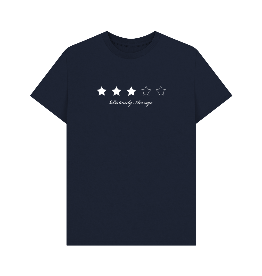 Navy Blue Printed T-shirt Front