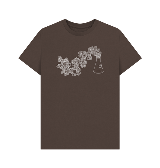 Chocolate Printed T-shirt Front