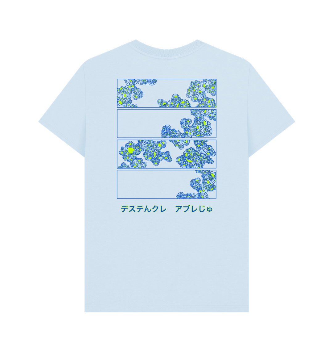 Sky Blue Printed T-shirt