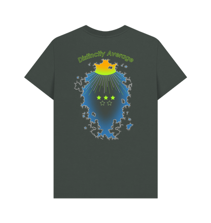 Dark Grey Printed T-shirt Back