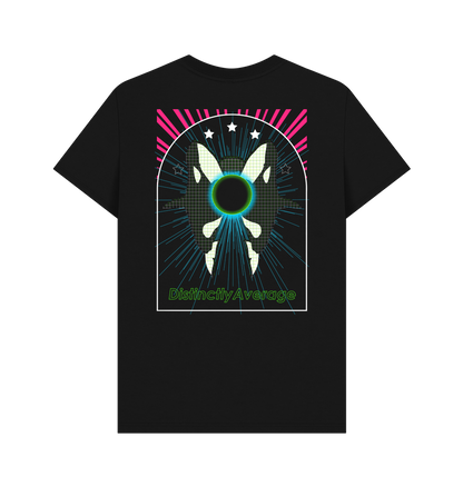 Black Printed T-shirt Back