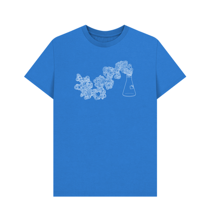 Bright Blue Printed T-shirt Front