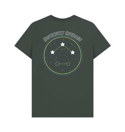 Dark Grey Printed T-shirt Back