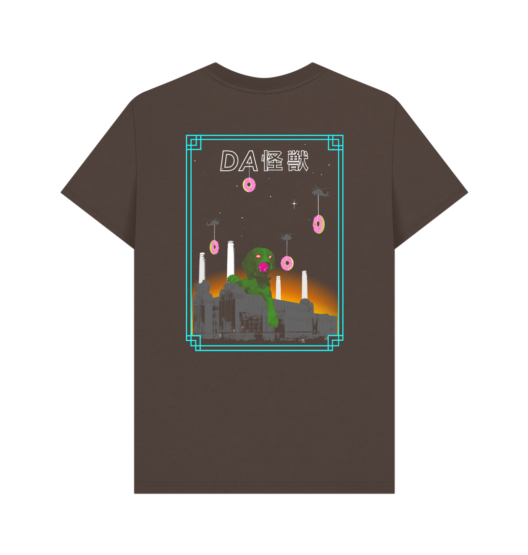 Chocolate Printed T-shirt Back