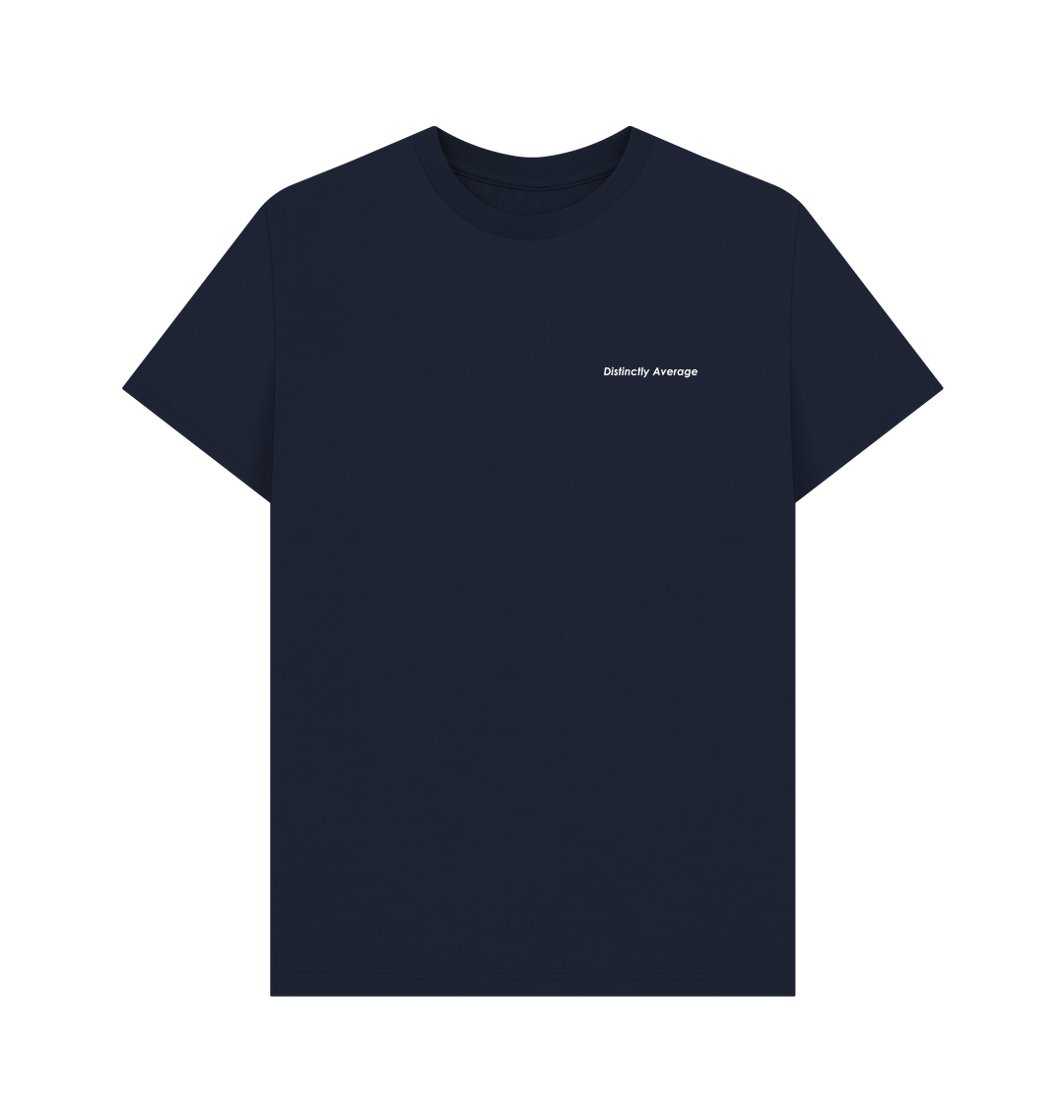 Navy Blue Printed T-shirt Front
