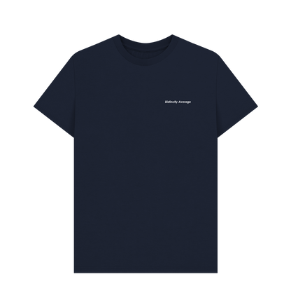 Navy Blue Printed T-shirt Front