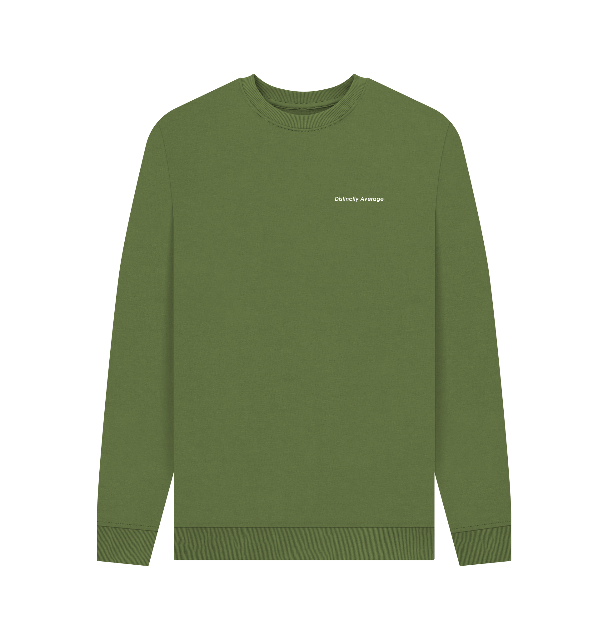 Khaki Printed Sweater Front