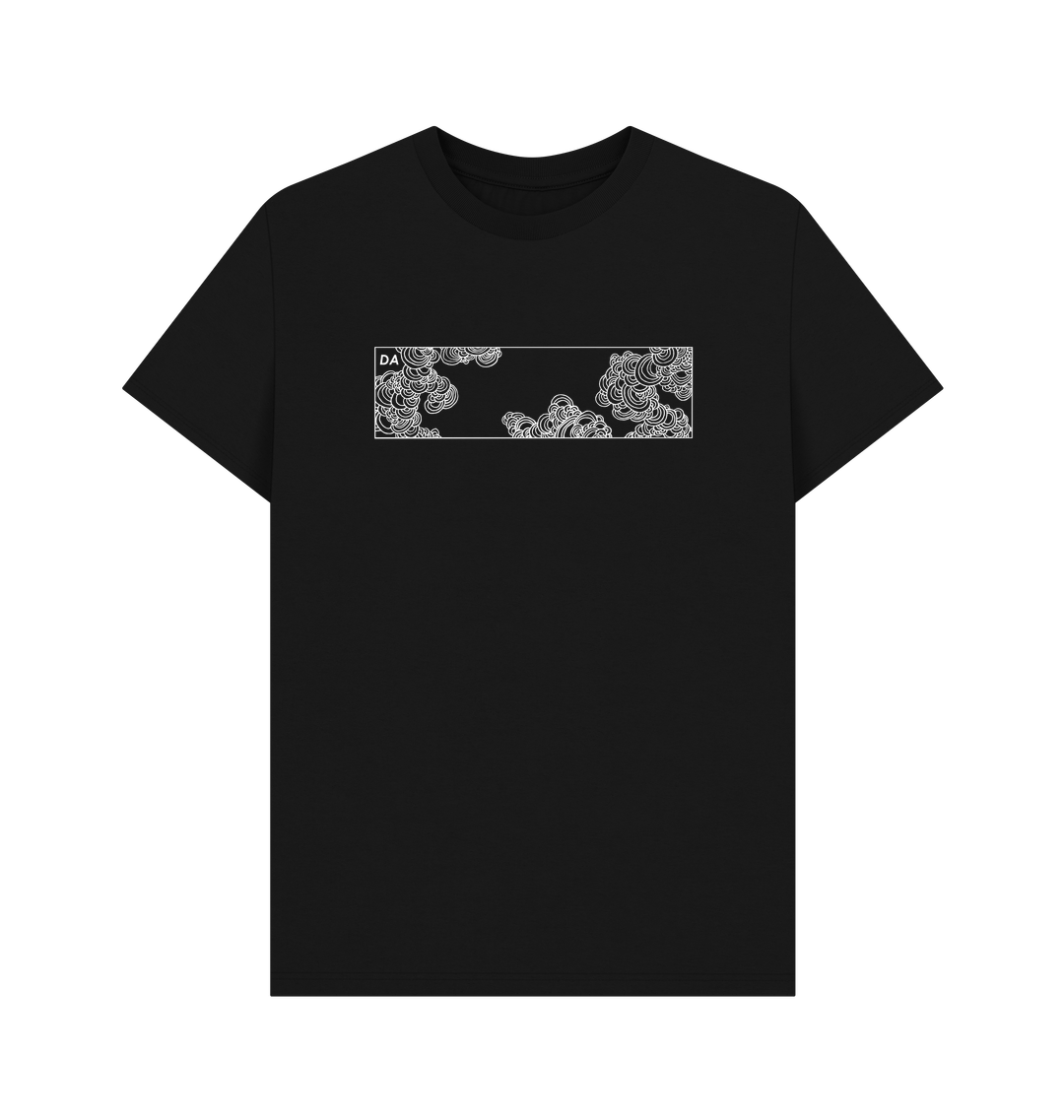Black Printed T-shirt Front