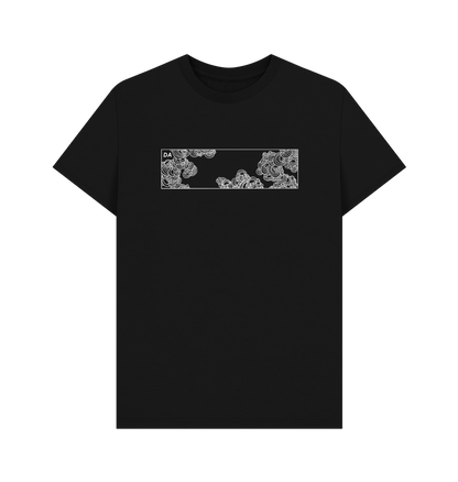 Black Printed T-shirt Front