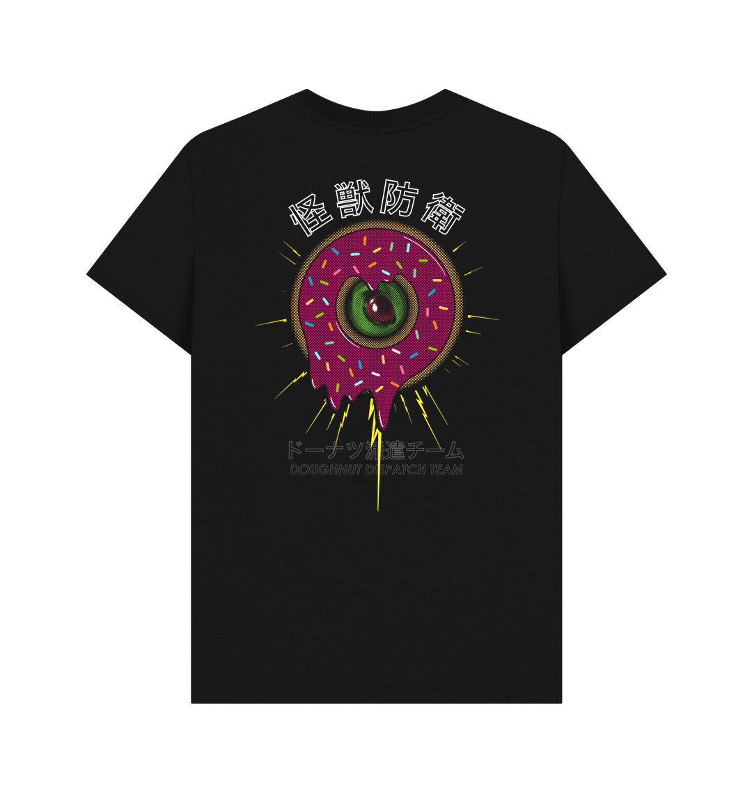 Black Printed T-shirt Back