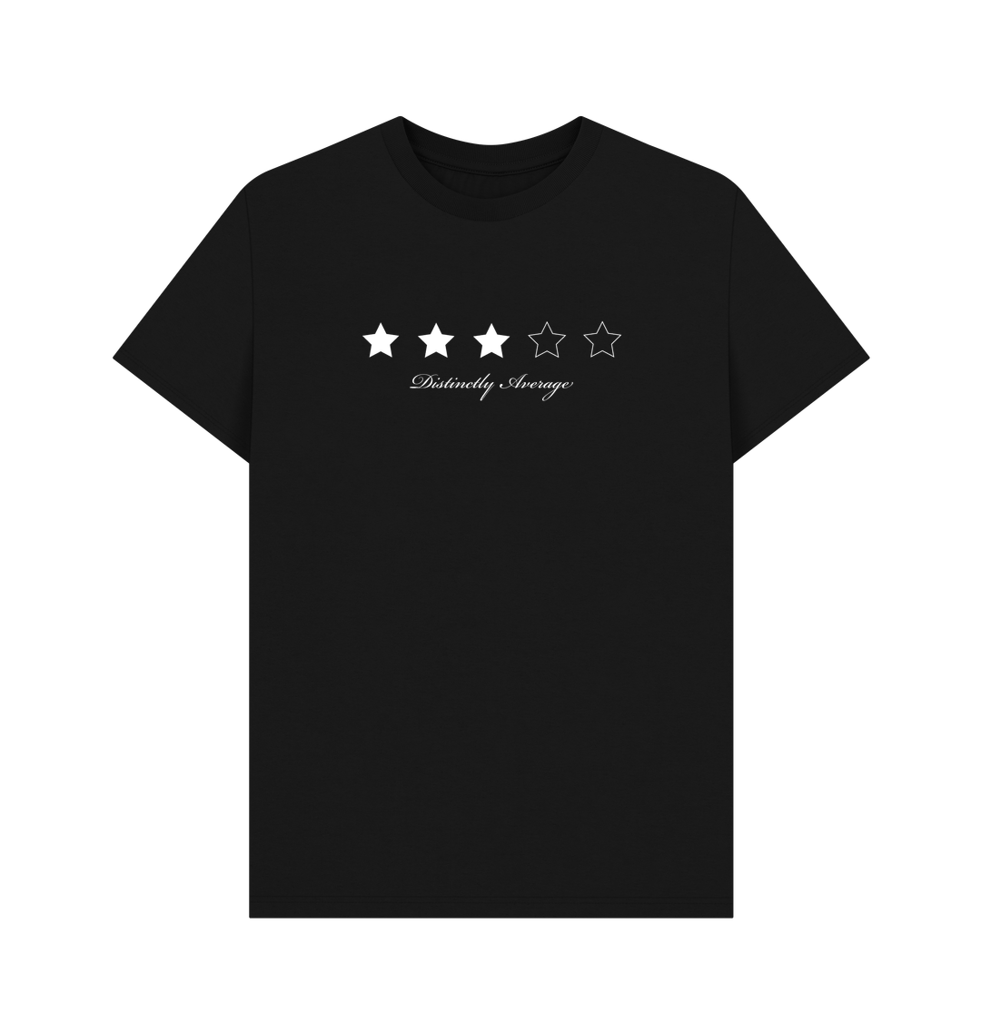 Black Printed T-shirt Front