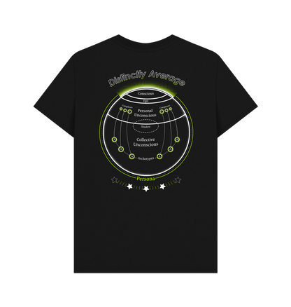 Black Printed T-shirt Back