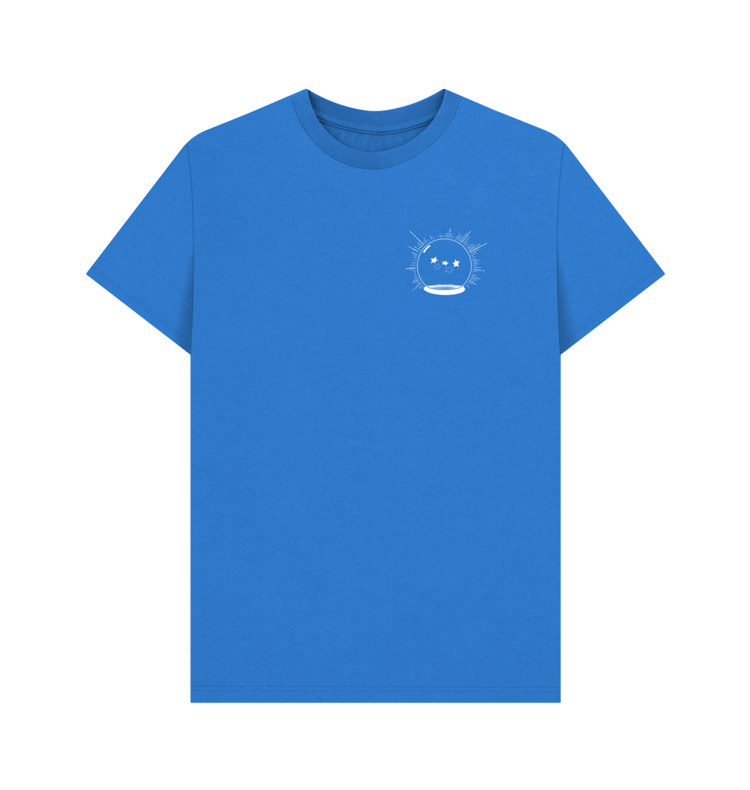 Bright Blue Printed T-shirt Front