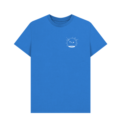 Bright Blue Printed T-shirt Front