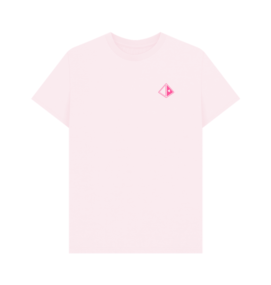 Pink Printed T-shirt Front