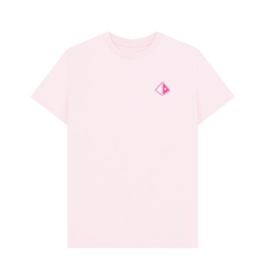 Pink Printed T-shirt Front