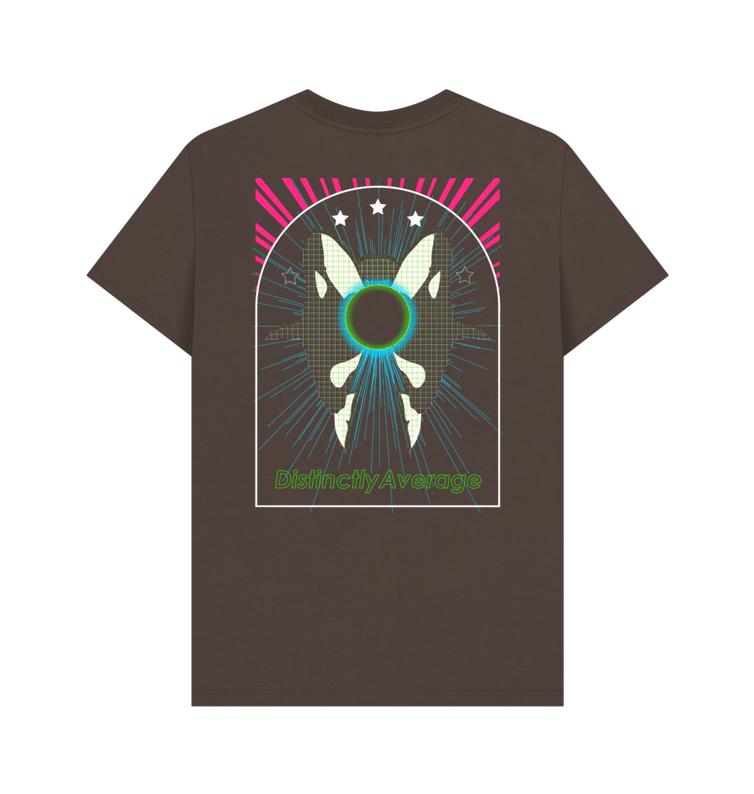 Chocolate Printed T-shirt Back