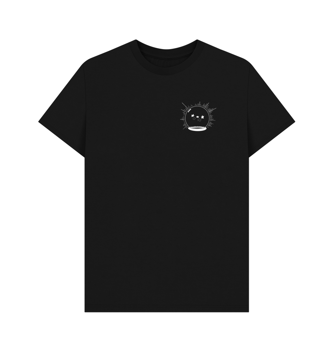 Black Printed T-shirt Front